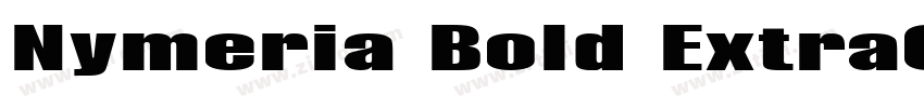 Nymeria Bold ExtraCo字体转换